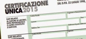Certificazione Unica 2015